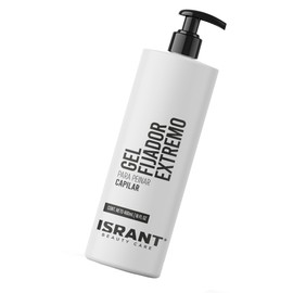 ISRANT | Gel para Cabello | Gel Fijador Extremo Máxima Fijación - Completa tu Neceser de Viaje - Baño Accesorios | Cuidado del Cabello - Protección contra Humedad y Anti Frizz | 480ml