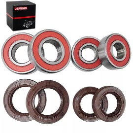 JINFANNIBI Front Wheel Bearings & Seals Kit for Yamaha Timberwolf 250 YFB250 Moto 4 YFM250