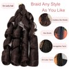 S-noilite French Curl Braiding Hair 24 inch 3 Pack Loose