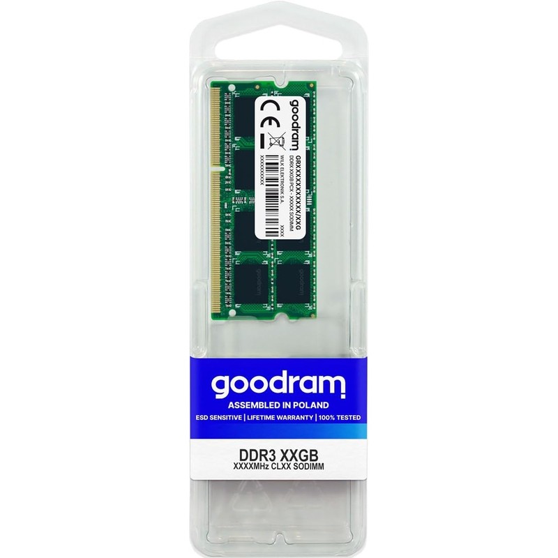 Goodram gr1600s3 V64l11 SO-DIMM DDR3L RAM/8G Memory Module 8 GB