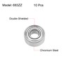 sourcing map 683ZZ Deep Groove Ball Bearings 3mm x 7mm