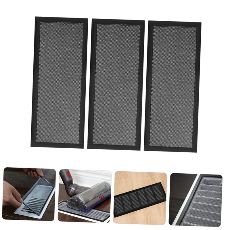 WOONEKY 3pcs Magnetic Air Vent Covers for Floor Wall Ceiling