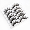 5 Pairs False Eyelashes Natural Fake Eyelashes Fluffy Hand-made Eyelashes