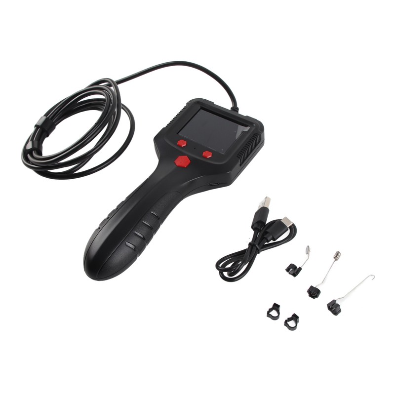 Industrial Endoscope 2.4in HD Screen Handheld ABS Housing Borescope Inspection