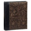 Pioneer Normandy Embossed Scroll Photo Album (208 4x6 Photos) - Black