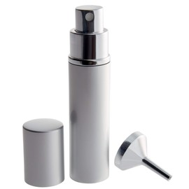 Oenophilia Martini Atomizer with Funnel - Aluminum Alcohol Spray Bottle, Atomizer Sprayer, Vermouth, Martini Mister, For Cocktails, Absinthe