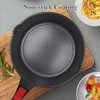 Bobikuke 11 Inch Nonstick Frying Pan Skillet with Steamer, 4.5