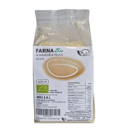 Organic Almond Flour - Source of Vitamins and Fibre - Excellent for Baking and Gluten Free (Sicilian Peeled, 500 g)