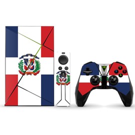 MightySkins Skin Compatible with NVIDIA Shield TV (2017) wrap Cover Sticker Skins Dominican Flag