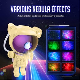 Astronaut Galaxy Projector Space Light – Star Projector Galaxy Light with Remote, Starry Sky Spaceman Lamp Bedroom Room Decor for Kids, Nebula Night Lamp for Christmas & Birthdays & Children's Day