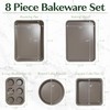 Goodful All-In-One Nonstick Bakeware Set, Stackable and Space Saving Design