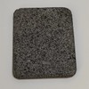Volcanic stone cooking tile, flat surface without groove, rounded corners,