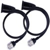 E26/E27 Light Socket Extender Adapter, 58CM/22.5 Inch Extension165℃ Heat-Resistant No