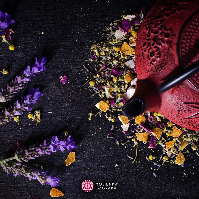 Molienda Sagrada Tisana Manzanilla Lavanda/Infusión Herbal / 15 sachets biodegradables