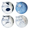 Hasami Ware Neco 303303B600 Pot Set of 4 (In Wooden