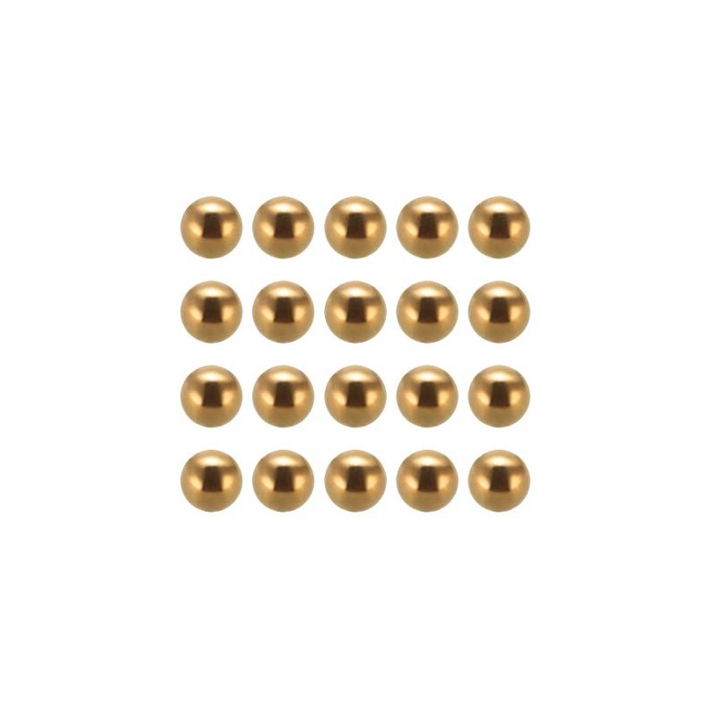 uxcell 3/8 Inch Precision Solid Brass Bearing Balls 20pcs