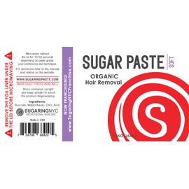 Sugaring Paste 1.3 KG 45 Oz. Soft for Legs, Arms, Back, Stomach 100% Natural