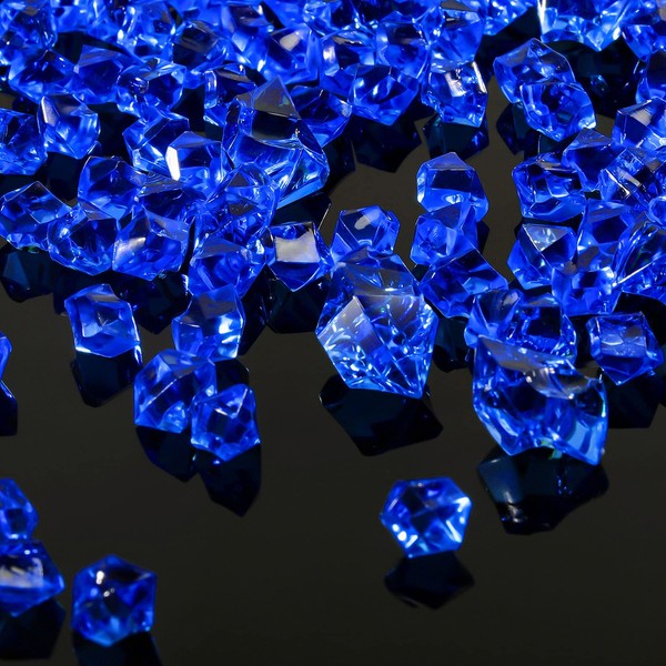450 Pieces Fake Ice Cubes Diamonds Ice Rocks Acrylic Stones