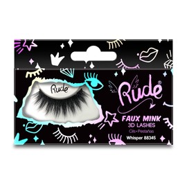 Rude Cosmetics Essential Faux Mink 3D Lashes - Whisper Pair Women 1 Pc