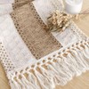 Boho Table Runner, Splicing Macrame Tables Runner, Woven Farmhouse Style
