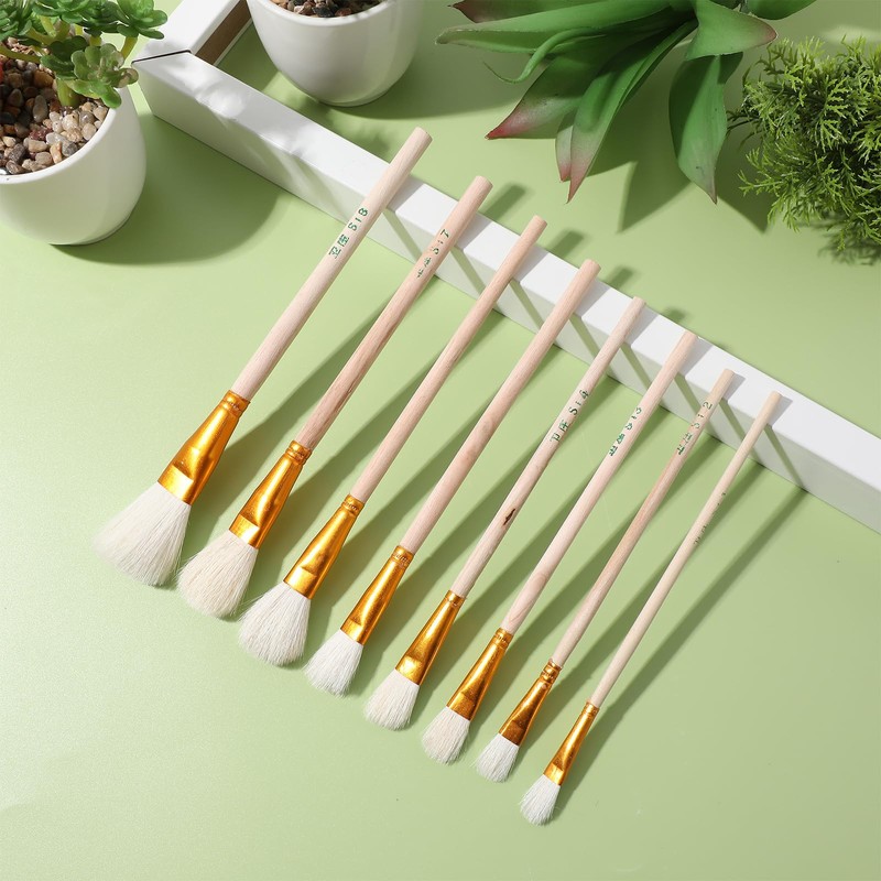 GANAZONO Plant Pollinator Tool 8Pcs Hand Pollinating Brushes for Indoor