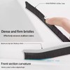 4-Piece Black Multi-Function Crevice Cleaning Brush Household Hard Bristle Narrow
