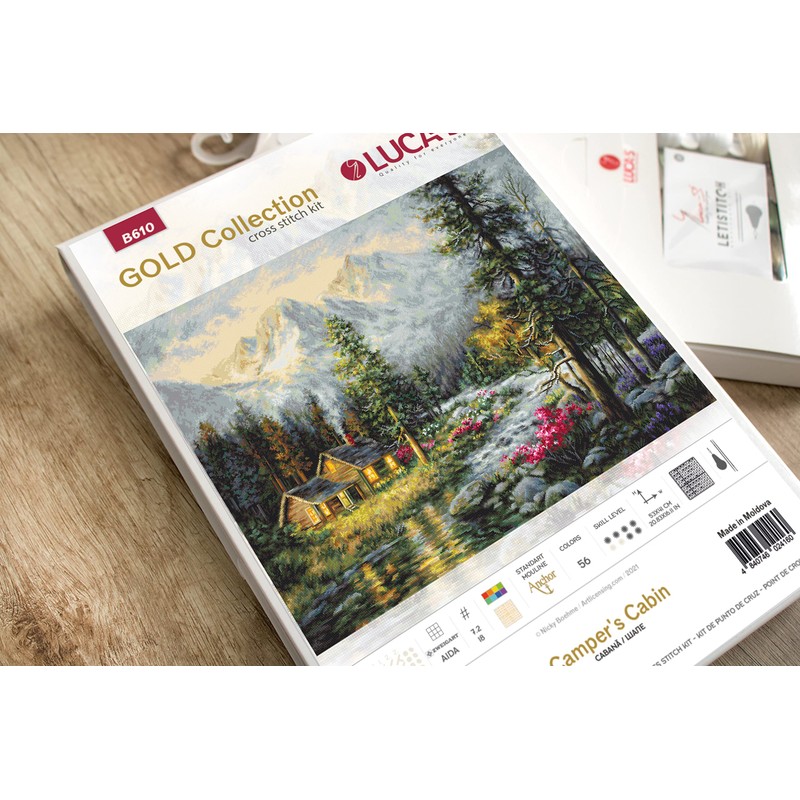 Cross Stitch Kit Luca-S - Camper's Cabin