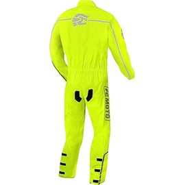 FC-Moto Rain 1-Piece Motorcycle Rain Suit Yellow 2XL