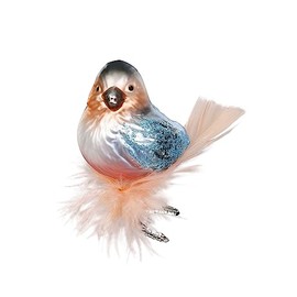 Inge-Glas Clip-On Bird Daisy 10067S023 German Glass Christmas Ornament