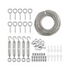 SHANGHh Sun Protection Sail Hardware Kit 304 Stainless Steel Awning