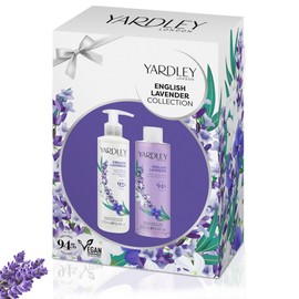 Yardley London Body Wash & Lotion Collection - English Lavender & Timeless British Floral Scent, Moisturising Body Wash & Lotion Set, Delicate Luxury Skin Care Gift for Women