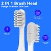 SEAGO Electric Toothbrush for Adults Teeth Clean,3 in 1 Cap