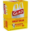 Glad Tall Handle-Tie Kitchen Trash Bags - 13 Gallon -