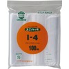 Unipak I-4 Plastic Bags with Zipper, 7.9 x 11.0 inches