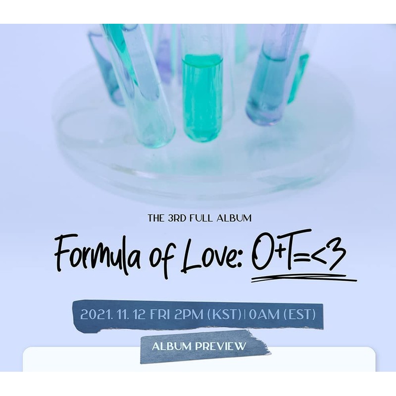 TWICE Formula of Love: O+T=<3 (Vol.3) Album + PreOrder Benefit