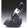 Black Bear Tabletop Wine Bottle Holder - Decorative Resin - Hand Painted - Accessory