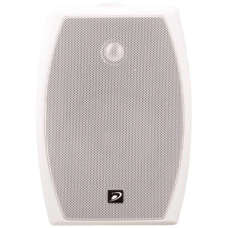 Dayton Audio IO525WT 5-1/4" 2-Way 70V Indoor/Outdoor Speaker Pair White