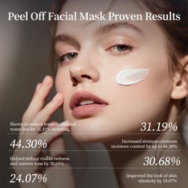 Hexkin Hexkin Korean Skin Care,Collagen Wrapping Peel Off Facial Mask Pack - Elasticity & Hydration Care, Reduces Sagging & Dullness - Hydrolyzed Collagen For Glowing Skin 2.82oz.