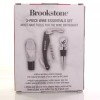Brookstone 3 - Piece Wine Essentials Set; Corkscrew Aerating Pourer