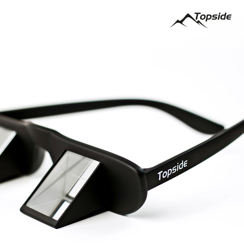 TOPSIDE Sicherungsbrille (Kletterbrille) mit hochwertigen Prismen inkl. Etui und Brillenband
