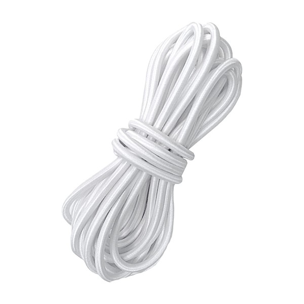 Cressi Unisex Adult Bungee Cargo Rope White Compatible ISUPs, White, 3 m