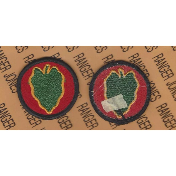 US Army 24th Infantry Division dress uniform patch m/e