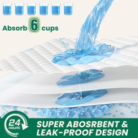 100 Count X-Large Dog Puppy Pads - 30"x28" Absorbent Potty Training Pads | Leakproof Quick-Dry Disposable Pee Pads for Puppies & Adult Dogs | Indoor, Outdoor, Crate, Housebreaking Use