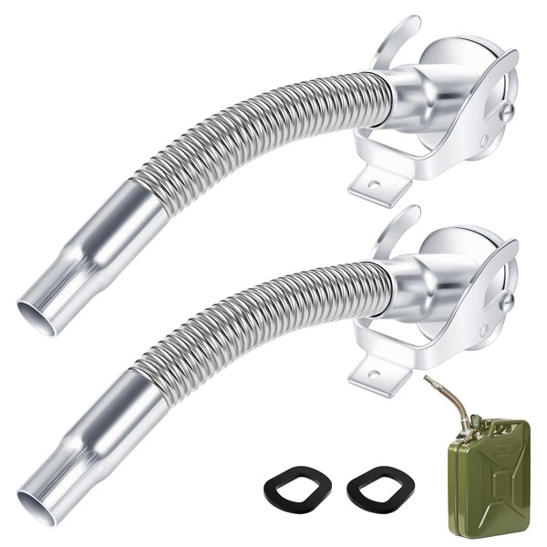 BBTO 1 Pcs Flexible Jerry Can Spout Stainless Steel Long