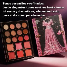 Paleta De Maquillaje De 40 Colores: Brillo De Labios, Rubor