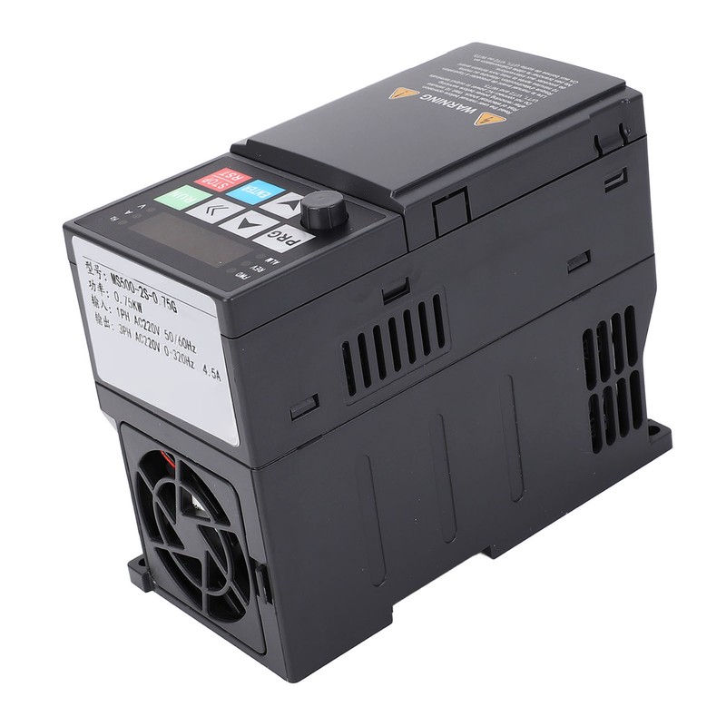 VFD Frequency Inverter 0.75KW 1PH Input to 3PH 4.5A Output