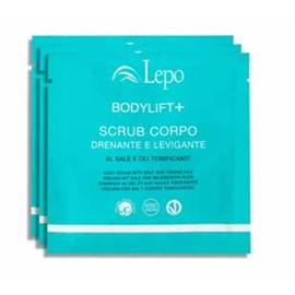LEPO Bodylift + Body Scrub, 3 x 40g, Exfoliating Treatment with Sea Salt and Natural Oils, Pack of 3, for Velvety and Radiant Skin
