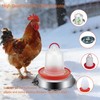 12in Chicken Warer Heater for Winter,5 Gallon Chicken Water Heated