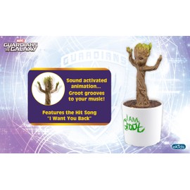 Guardians of the Galaxy Baby Groot Figure with Built-in Song, Dancing Groot Moves Along to ‘I Want You Back’ by The Jackson 5