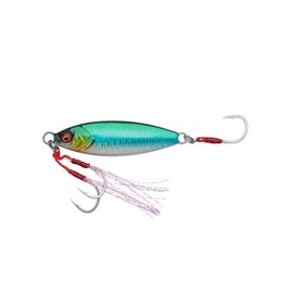 Savage Gear Slow Seeker Jig Fishing Lure with Fallleaf Action, Ultra Sharp Saltwater Hooks, 10-60g, Multicoloured, Jig Bait, Slow Jigging (SAYORIS, 20g)